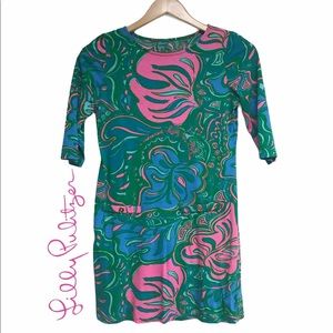 Lilly Pulitzer girls floral dress - size 12-14
